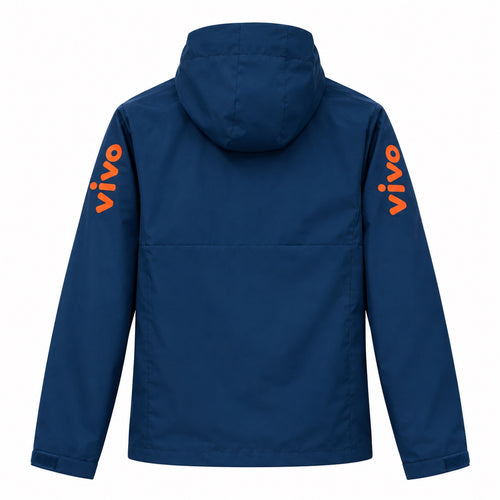 Brasil Hooded Jacket — Navy