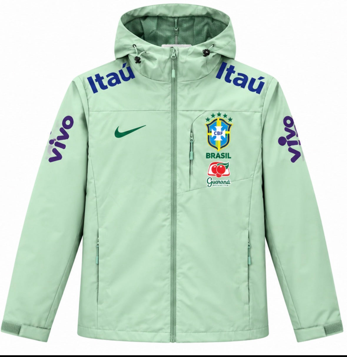 Brasil Hooded Jacket — Mint